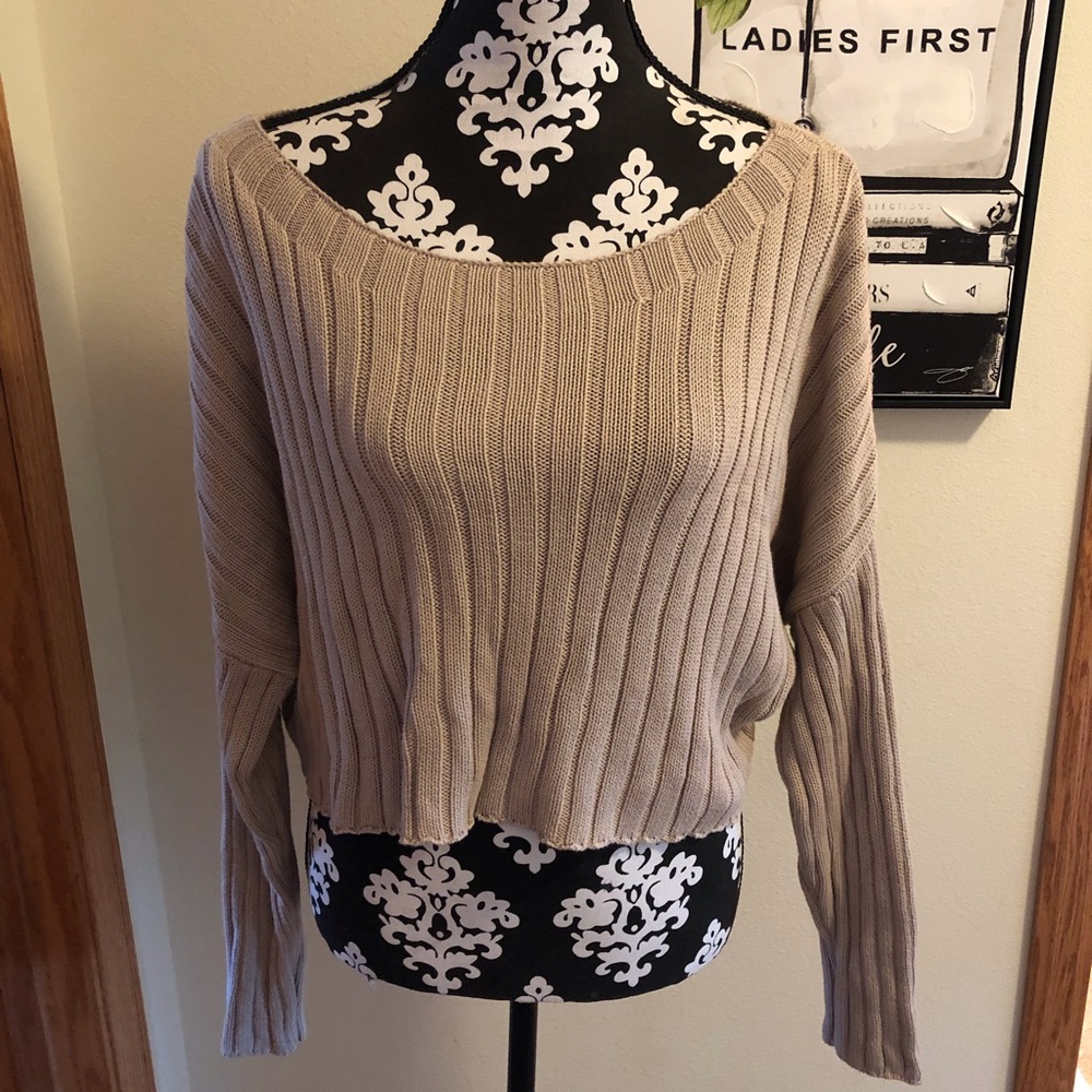 Off Shoulder Sweater